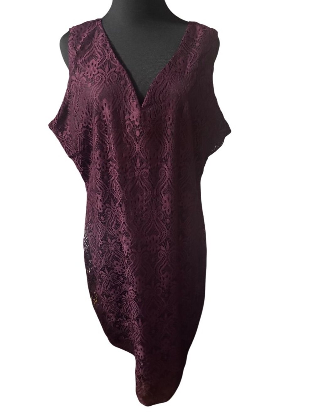 Wishful Park new with tags plum lace lined dress size 2XL